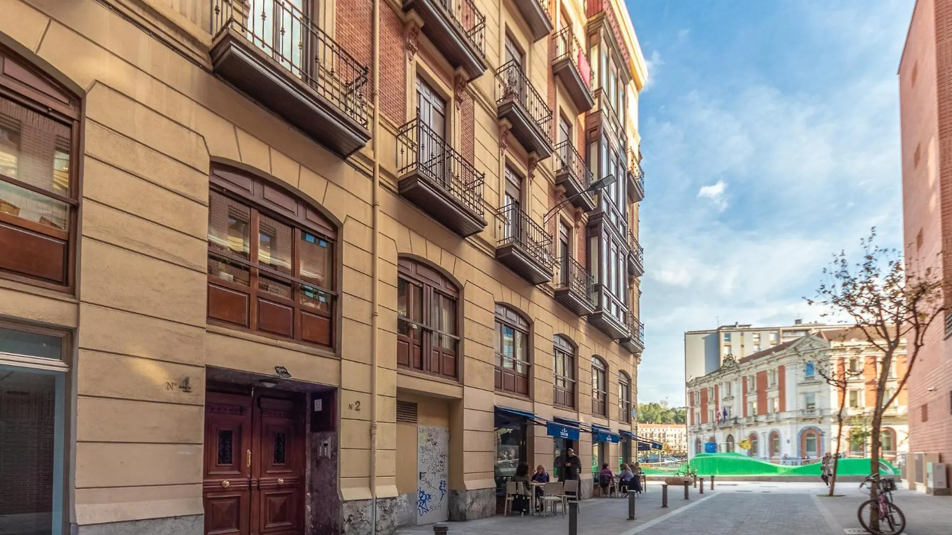Moderno Y Acogedor En El Corazon De Bilbao 아파트